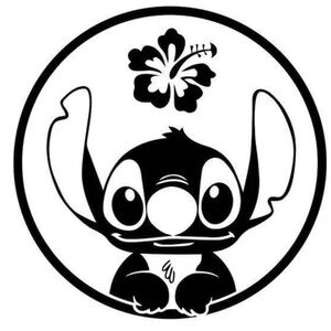 Stitch decal 6” in any color